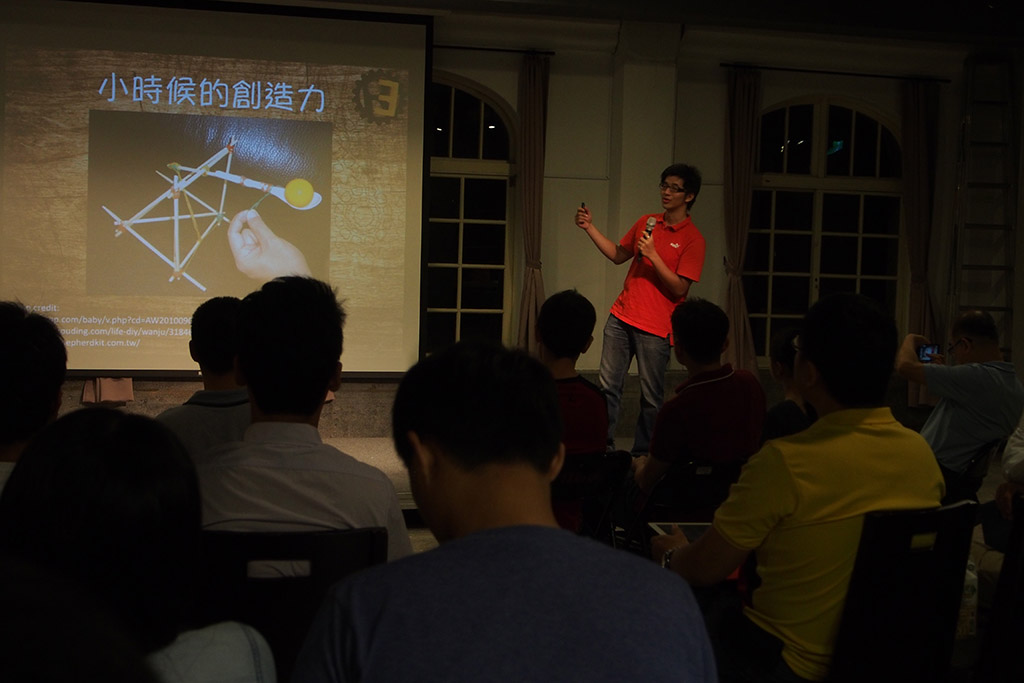 Michael希望將DIY的精神放進台灣的機器人教育中