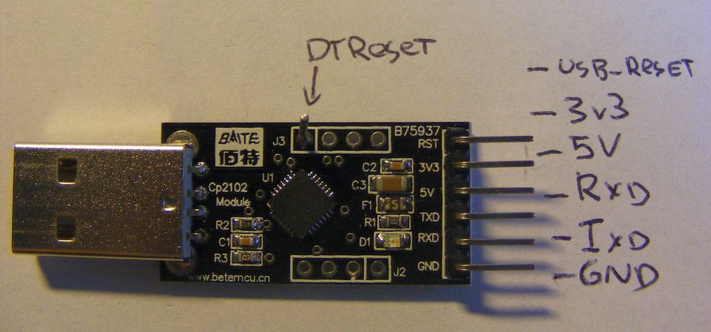 USB to UART connector