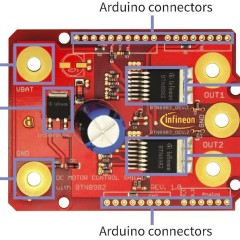 英飛凌推出Arduino 專用直流馬達控制擴充板