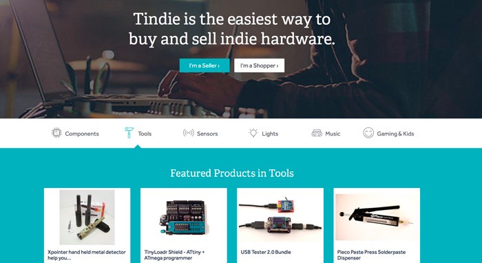 相較於Kickstarter，在Tindie 上架產品的賣家，被限制只能銷售已經做出的東西，而不能只是紙上談兵，也就是在這平台賣得不是「夢想」，而是實實在在的「作品」。