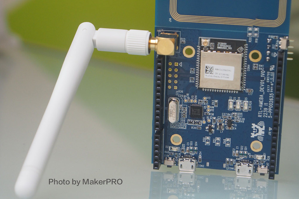 為了與Maker接軌，Realtek日前成立專屬的Arduino開發環境技術團隊，限期在12月中完成第一階段的Ameba Arduino SDK，如今已如期釋出。