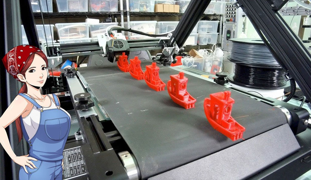 創想三維聯合Naomi Wu（最性感女黑客）一同聯手推出CrealityPrint Mill，可以連續列印並擁有無限Z軸，構建無限列印最長列印物件達6米長。