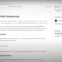 邊緣AI的最佳學習路徑 – OpenVINO Notebooks