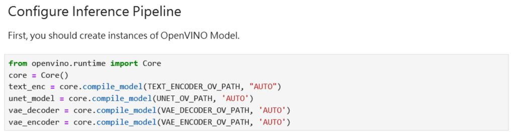 將各模型載入 OpenVINO 推論核心中