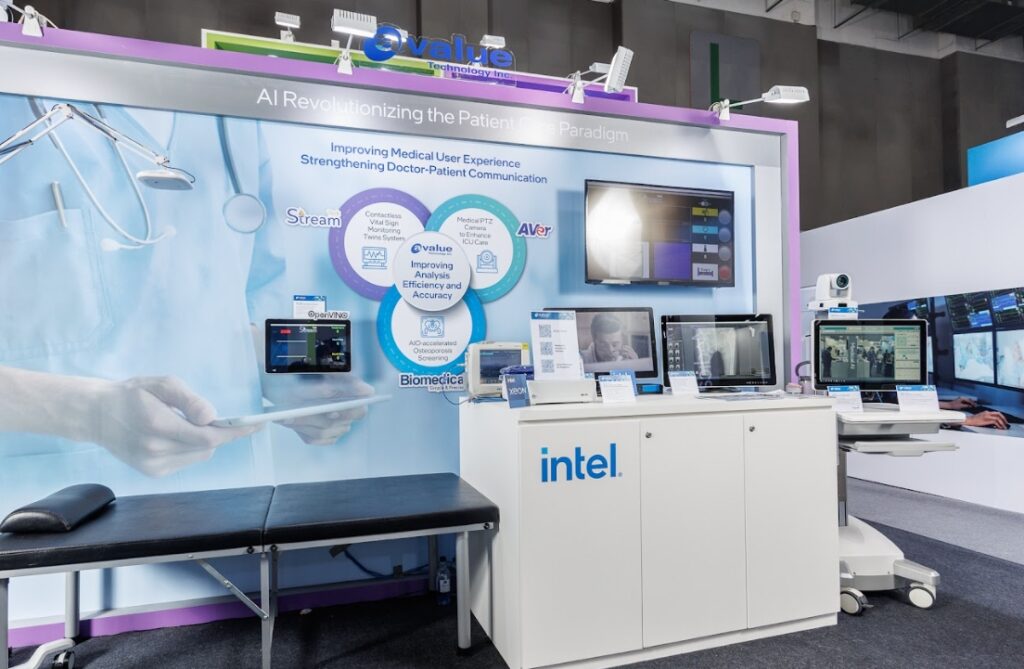 安勤科技推出全方位病患監控系統，運用Intel Core與OpenVINO技術打造無接觸式的生命徵象感測儀。