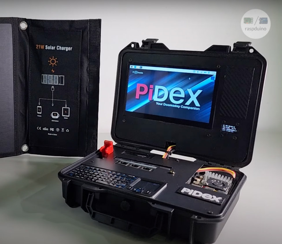 鑑於末日可能到來，有創客開始用第五代樹莓派打造自己的末日用組裝式手提電腦 - Cyberdeck，並命名為PiDEX。本篇文章，就會介紹PiDEX的各項設計。