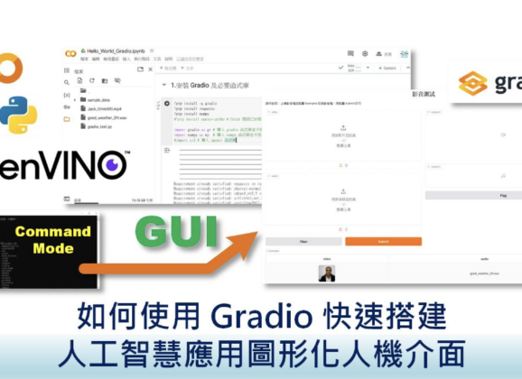 【Edge AI專欄 】 如何使用 Gradio 快速搭建人工智慧應用圖形化人機介面