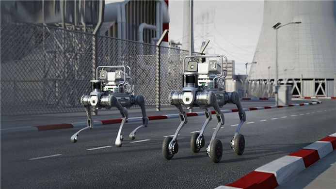 圖6：機械狗於廠區巡檢示意