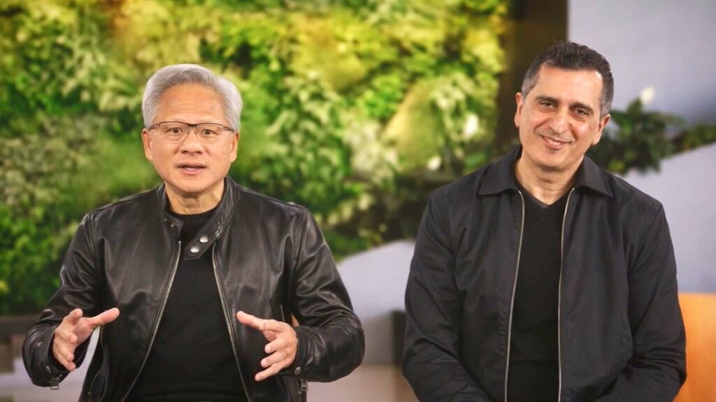 NVIDIA創辦人暨執行長黃仁勳與新思科技總裁暨執行長Sassine Ghazi於美西時間12月1日上午舉行線上媒體分享會說明此次合作。