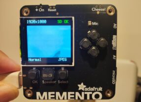 【開箱評測】Adafruit Memento Camera Board潛力探索